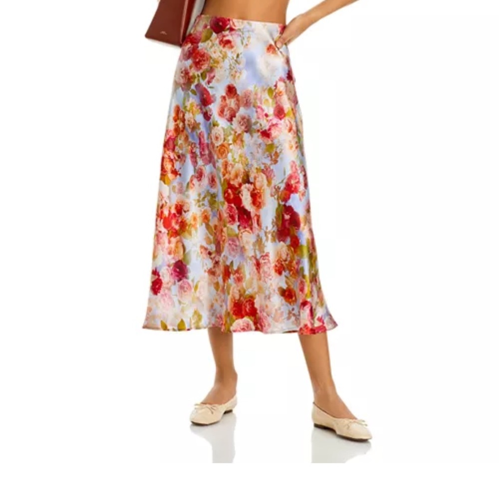 L'AGENCE
Clarisa Silk Bias Midi Skirt